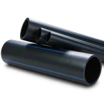 HDPE Pipe PN 6.3 Bar PE 100, 280 mm OD, 10.7 mm Thickness, Black