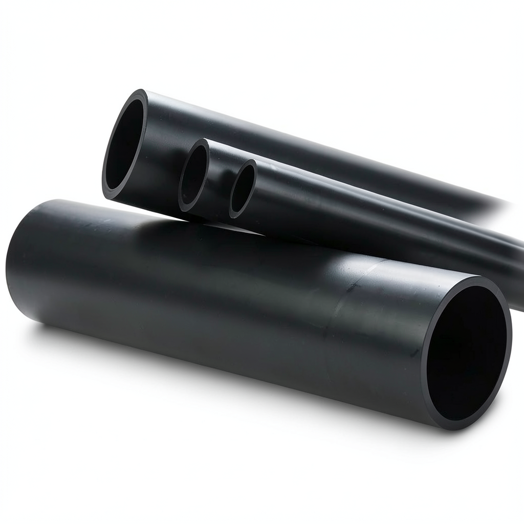 HDPE Pipe Pressure 6.3 Bar PE 100, Outside Diameter 355 mm, Thickness 13.6 mm Black