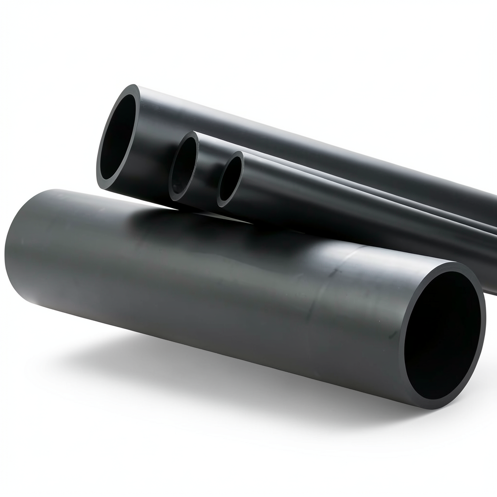 أنابيب HDPE ضغط 6.3 بار PE 100 قطر خارجي 900 ملم سماكة 34.4 ملم SDR 26 أسود