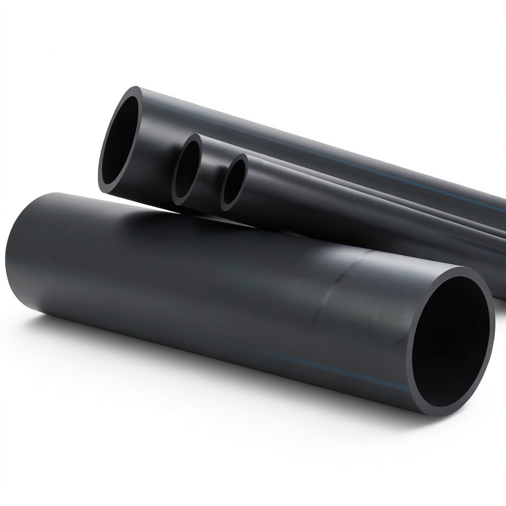 أنابيب HDPE ضغط 6.3 بار PE 100 قطر خارجي 1000 مم SDR 26 لون أسود