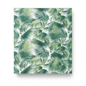 Leaf-patterned Wall Decoration 1.005x53 cm Green, Model Wild