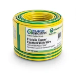 سلك تأريض نحاس شعر 10 مل 450/750 فولت معزول PVC أصفر/أخضر | مجموعة كابلات الرياض