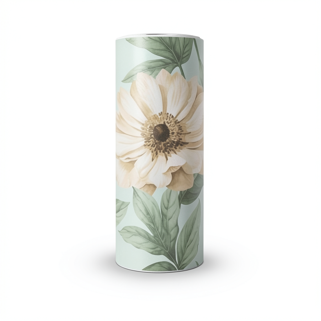 Wall Decoration Floral Design 10m x 0.53m Green, Model ht70002