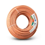 سلك الفنار 25 مم2 450/750 فولت، موصل نحاس مجدول، عزل PVC مقاوم للحرارة، طول اللفة 100 ياردة | شركة الفنار