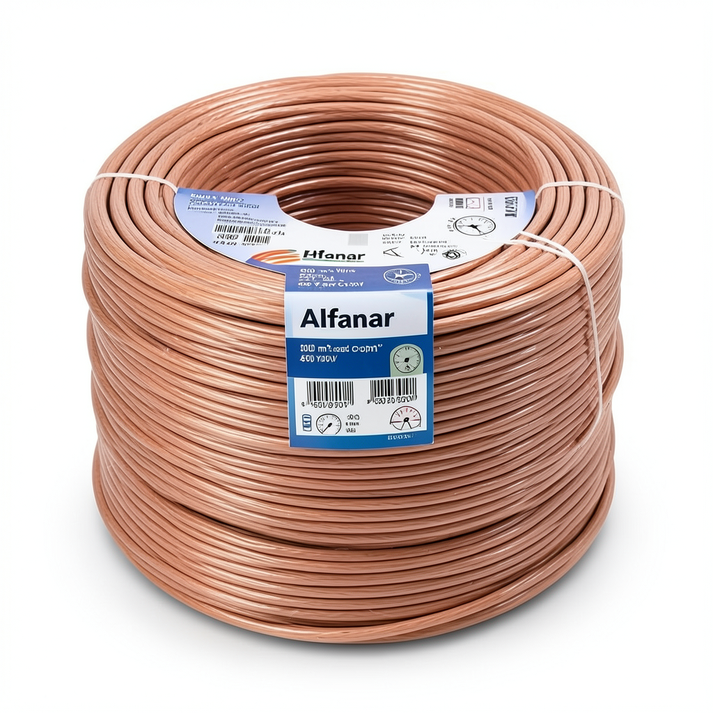 سلك الفنار 500 مم2 450/750 فولت موصل نحاس مجدول عزل PVC مقاوم للحرارة طول اللفة 100 ياردة | شركة الفنار