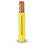 185mm2 Single Electric Wire 450/750V, Stranded Copper, Heat Resistant PVC Insulated, Yellow | Al Fanar