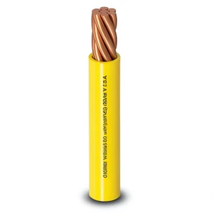 سلك نحاس مجدول 400 مم2 450/750 فولت، معزول PVC مقاوم للحرارة، لون أصفر | شركة الفنار