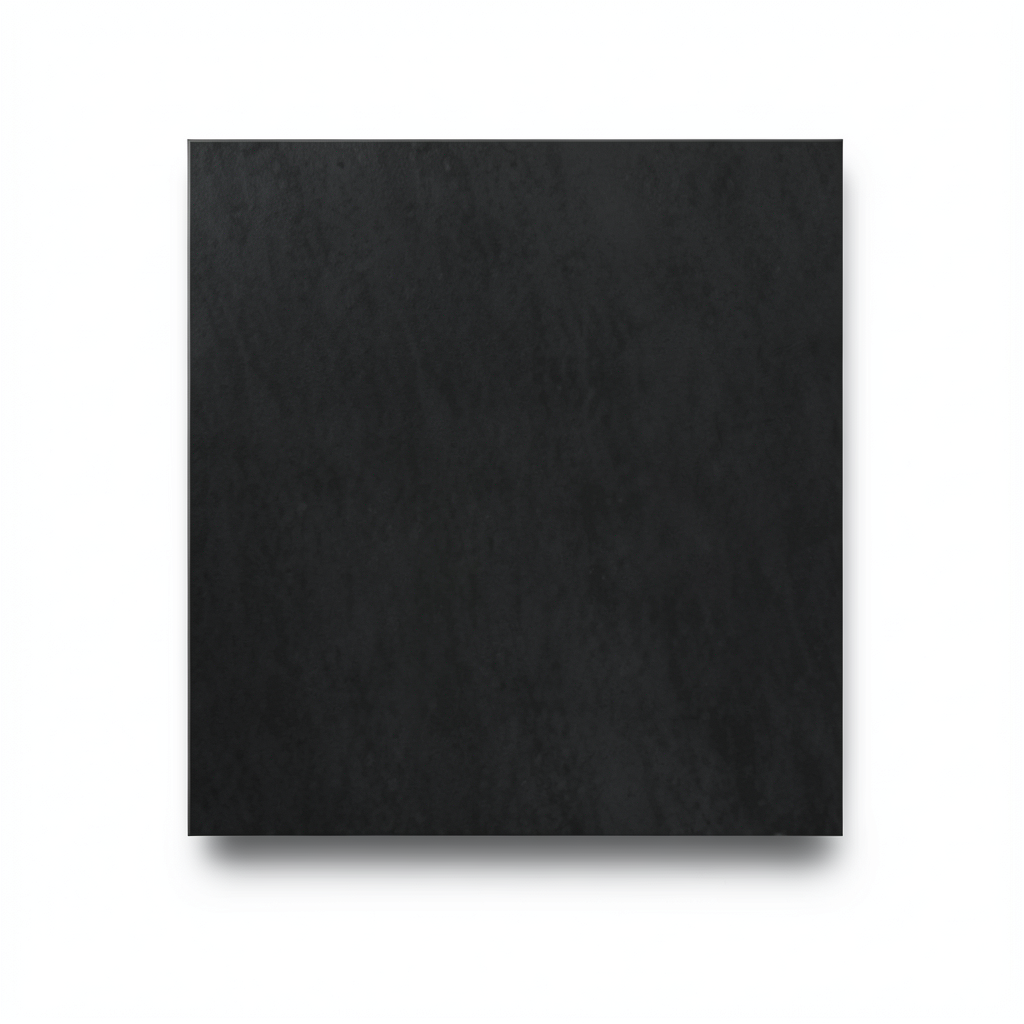 Porcelain Flooring 10 mm Thick, 45x45 cm, Black Color, Quarzite Design