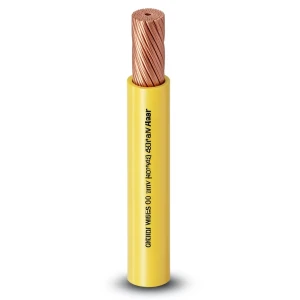 سلك كهرباء مفرد 630 mm2 450/750 فولت، موصل نحاس مجدول، عزل PVC مقاوم للحرارة، أصفر | شركة الفنار
