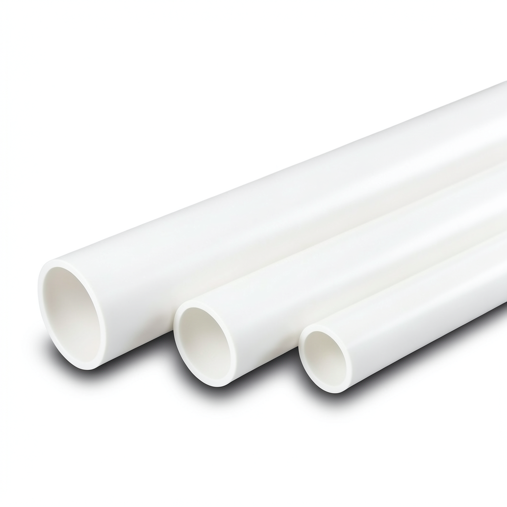 مواسير UPVC سمك 1.52 مم SDR 32.5 مقاس 1.25 إنش لون أبيض