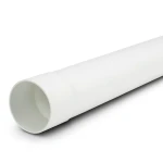 أنابيب UPVC كلاس 3 مقاس 160 mm سماكة 5.4 mm لون أبيض