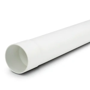 أنابيب UPVC كلاس 3 مقاس 160 mm سماكة 5.4 mm لون أبيض