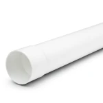 مواسير UPVC ضغط 6 بار مقاس 225 ملم سماكة 7.5 ملم لون أبيض
