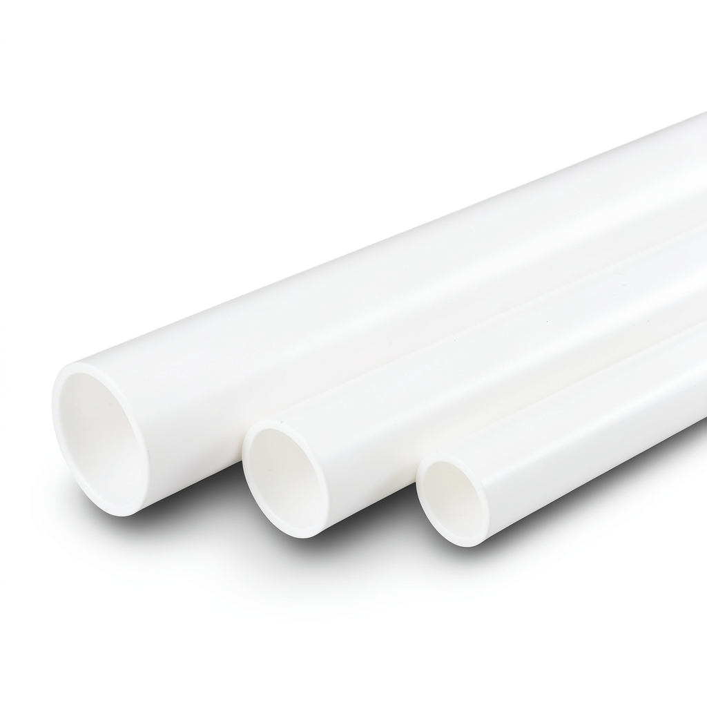 أنابيب UPVC مقاس 3 إنش سمك 2.74 مم SDR 32.5 لون أبيض