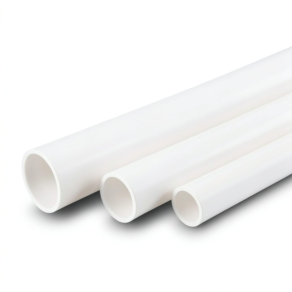 مواسير UPVC سمك 1.52 مم SDR 32.5 مقاس 1.25 إنش لون أبيض