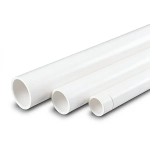 مواسير UPVC سمك 1.57 مم SDR 17 مقاس 0.75 أنش لون أبيض