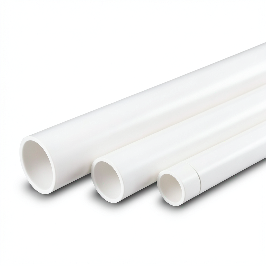 مواسير UPVC سمك 1.57 مم SDR 17 مقاس 0.75 أنش لون أبيض