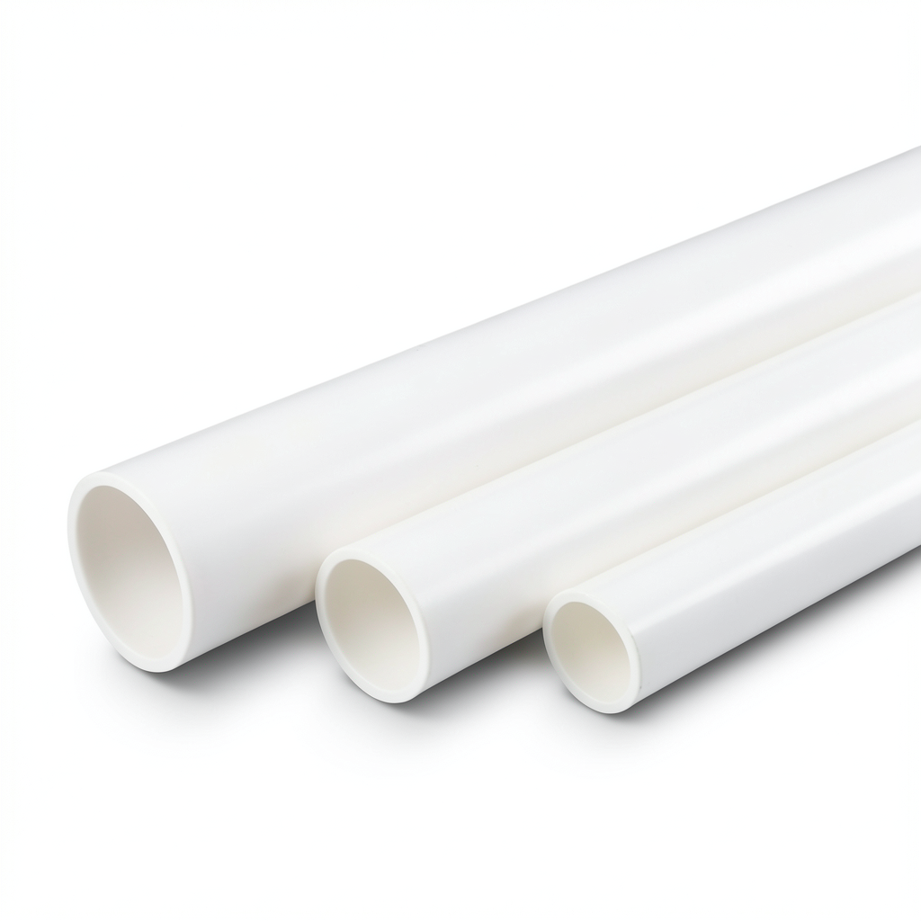 أنابيب UPVC سمك 2.49 مم SDR 17 مقاس 1.25 إنش لون أبيض