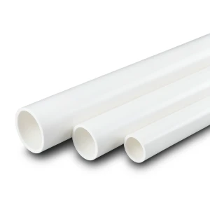 أنابيب UPVC سمك 3.12 مم SDR 32.5 مقاس 3.5 إنش لون أبيض