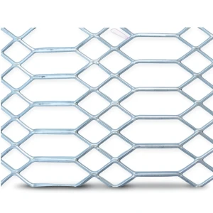 Hot Rolled Expanded Metal Wiremesh Jawhara Shape 4.8 mm, Size 2.44×3 M