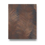 Italian Leaf Patterned Wallpaper 10m x 0.73m Brown, Model 45101