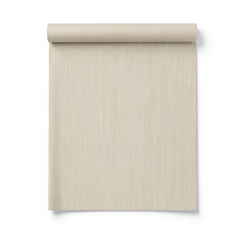 Plain Wall Covering Beige Color 10m x 0.53m, Model 33372