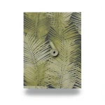 Leaf Patterned Wallpaper 10m x 0.73m Green, Model 45105