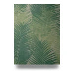 Leaf Patterned Wallpaper 10m x 0.73m Green Color, Model 45104