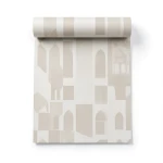 Italian Wallpaper Modern Design Beige Color, Size 10mx1.06m, Model 81735
