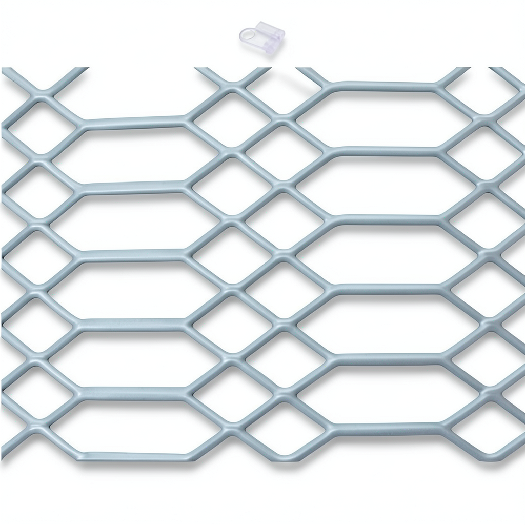 Hot Rolled Expanded Metal Mesh 5.8 mm Thickness, 1.22 M Width, 1 M Length, Jawhara Shape
