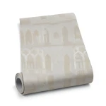Italian Wallpaper Modern Design Beige Color, Size 10m x 1.06m, Model 81732