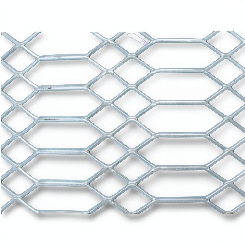 Hot Rolled Expanded Metal Mesh 5.8 mm Thickness, 1.22 M Width, 2 M Length