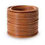 كابل نحاس THHN/THWN معزول PVC 105° قطر 3.8 مم 600 فولت 2500 قدم بني | شركة الفنار
