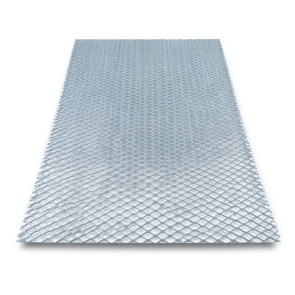 Galvanized Steel Expanded Metal Mesh Mazyoon Thickness 1.5 mm Width 1.22 m Length 4 m