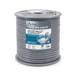 كابل نحاس THHN/THWN معزول PVC 105° قطر 4.2 مم 600 فولت 500 قدم رمادي | شركة الفنار