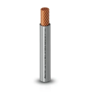 كابل نحاس THHN/THWN عزل PVC 105°C مقاس 8 مم2 قطر 5.5 مم 600 فولت طول 300 قدم رمادي | شركة الفنار