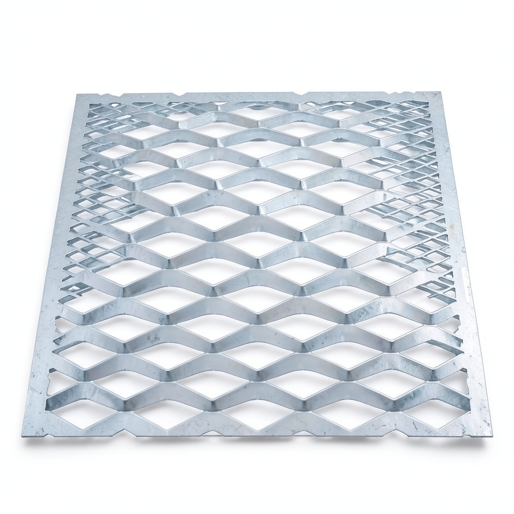 Galvanized Steel Expanded Metal Mesh Thickness 1.5 mm Width 1.22 m Length 7 m