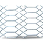 Hot Rolled Expanded Metal Mesh 5.8 mm Thickness, 1.22 M Width, 7 M Length, Jawhara Design
