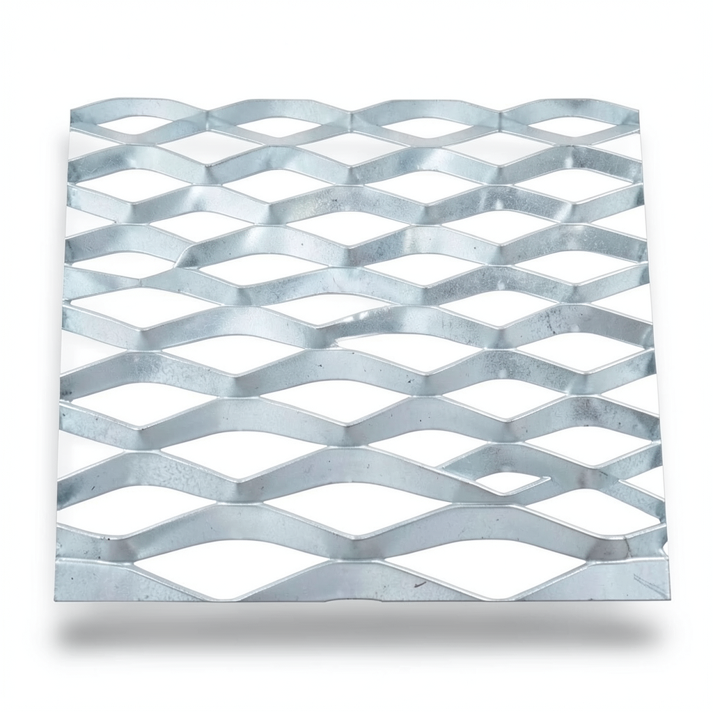Galvanized Steel Expanded Metal Mesh Thickness 1.7 mm Width 1.22 M Length 2 M