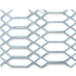 Hot Rolled Expanded Metal Mesh Jawhara Form 4.8 mm Thickness 2.44x2 m