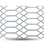 Hot Rolled Expanded Metal Wiremesh Jawhara Shape 4.8 mm, Size 2.44×3 M