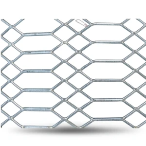 Hot Rolled Expanded Metal Wiremesh Jawhara Shape 4.8 mm, Size 2.44×3 M