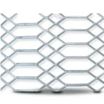 Hot Rolled Expanded Metal Mesh Jawhara Design 4.8 mm Thickness 2.44×7 M