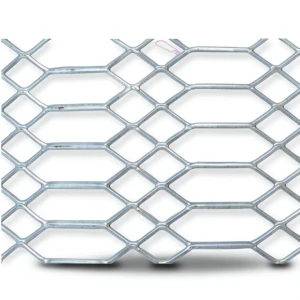 Hot Rolled Expanded Metal Mesh Jawhara Design 4.8 mm Thickness 2.44×7 M