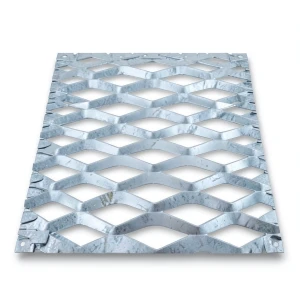 Galvanized Steel Expanded Metal Mesh Thickness 1.7 mm Width 1.22 m Length 7 m