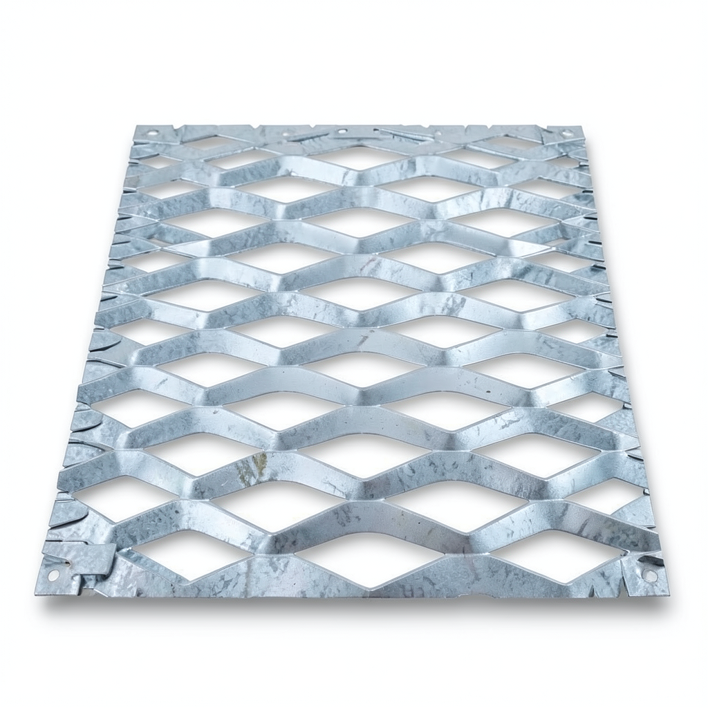 Galvanized Steel Expanded Metal Mesh Thickness 1.7 mm Width 1.22 m Length 7 m