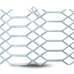 Hot Rolled Expanded Metal Wiremesh Jawhara Shape 6 mm Thickness 2 M Length 1.22 M Width