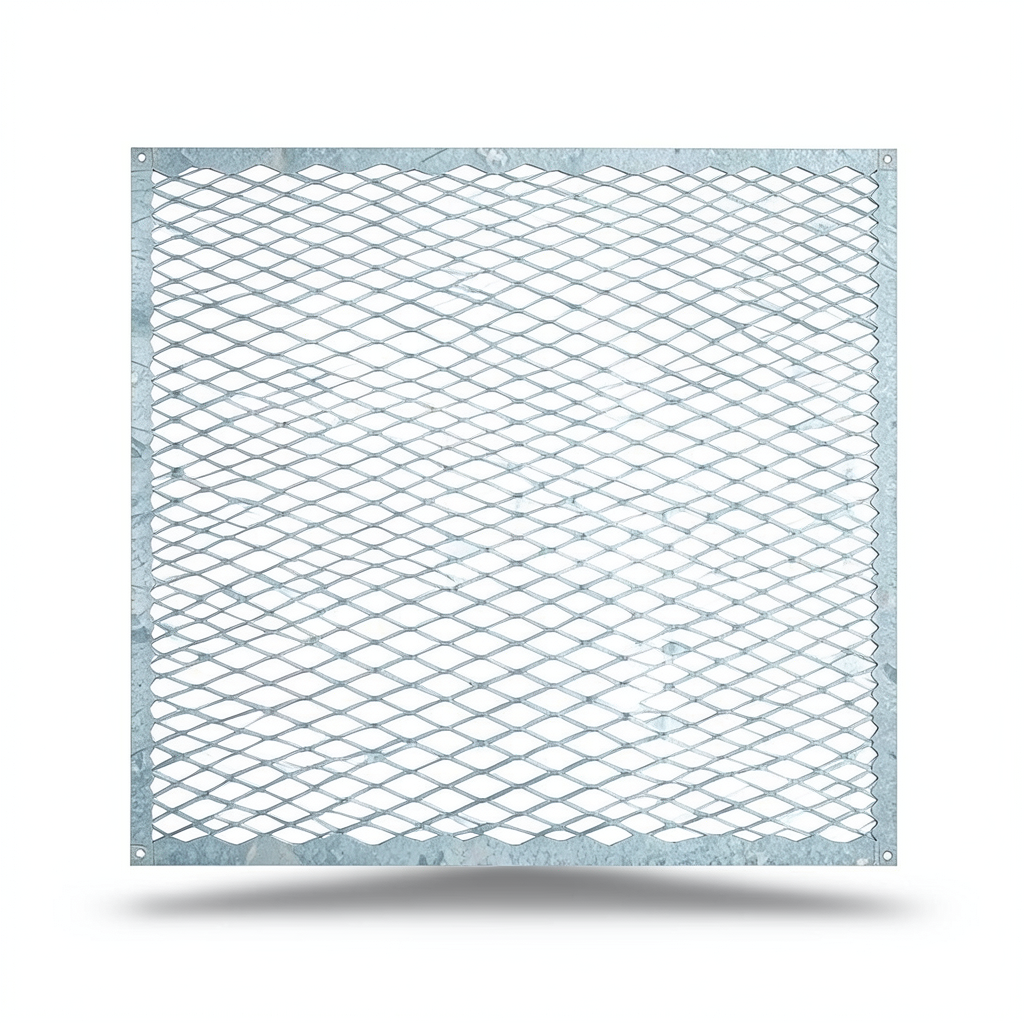 Galvanized Steel Expanded Metal Mesh Thickness 1.8 mm Width 1.22 m Length 7 m