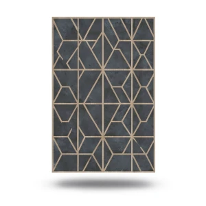 Geometric Wallpaper Dark Gray 10m x 0.53m, Model 374-2