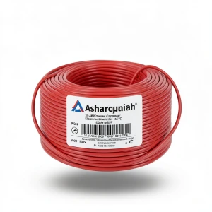 سلك كهربائي نحاس مجدول 2/0 AWG عزل PVC 105°C أحمر 600 فولت طول 500 قدم | شركة كابلات الشرقية للصناعة